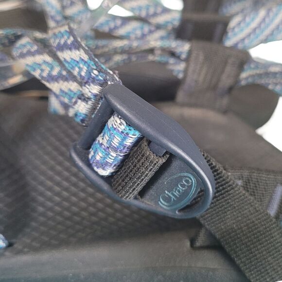 Chaco Zcloud X2 Purple Blue diamond print sandal size 9 - Picture 8 of 8